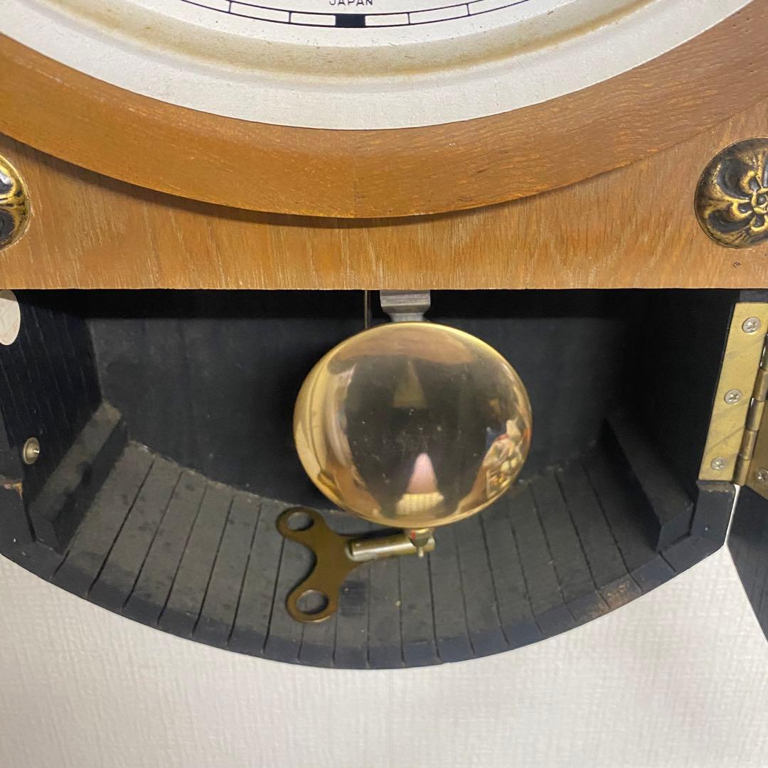 SEIKO 昭和レトロ　ゼンマイ時計　丸尾長型　30日巻　アンティーク