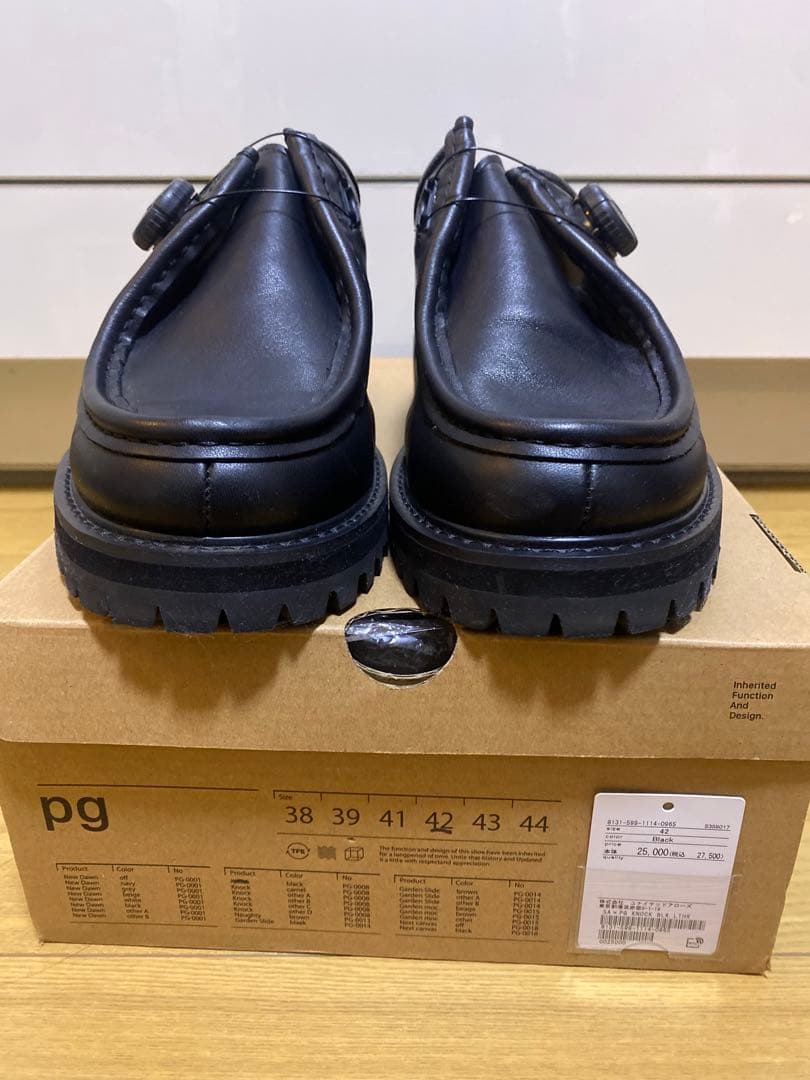 ＜PG × Steven Alan＞KNOCK BLACK LEATHER 42