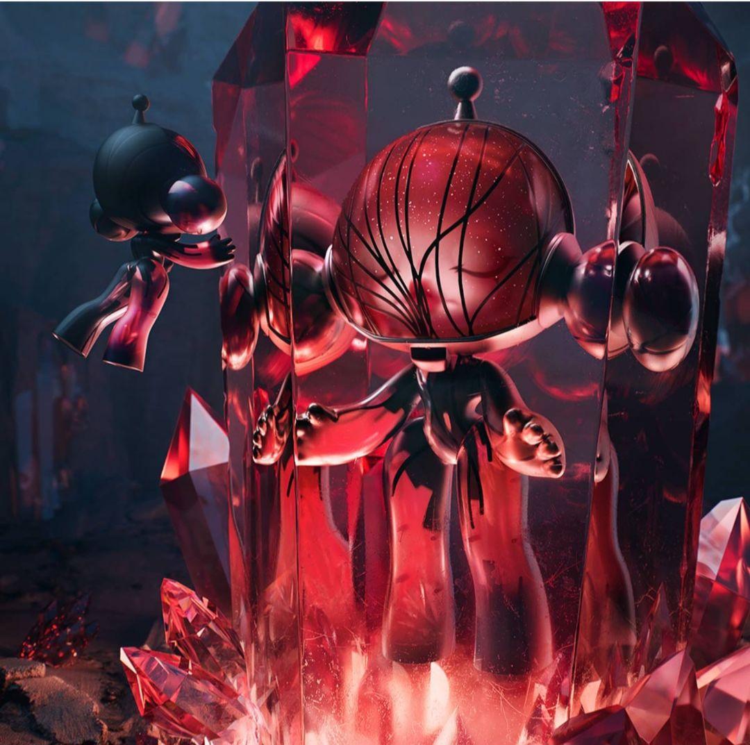 MEGA a SKULLPANDA1000%Red Crystal限定1300体 MEGA a SKULLPANDA1000%Red Crystal限定1300体 MEGA α SKULLPANDA 1000