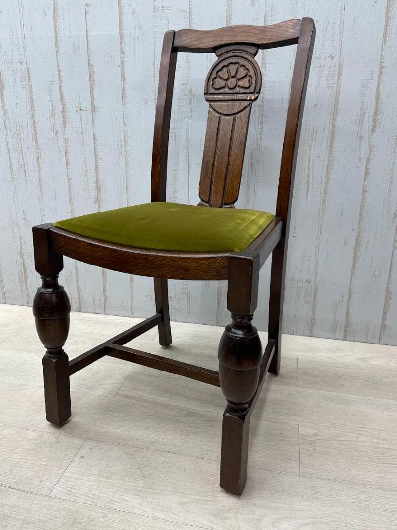 希少　イギリスアンティーク　ドローリー　 ダイニングセット チェア ツイスト