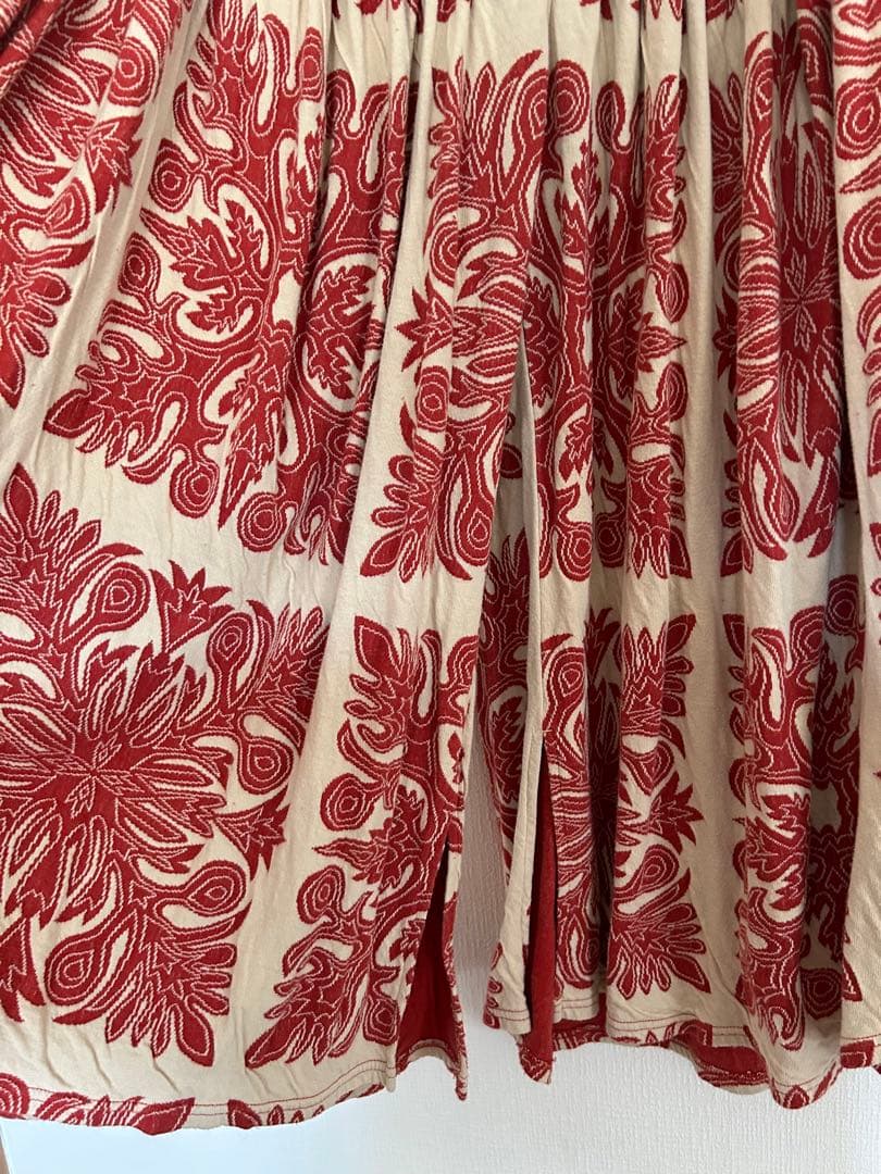 kapital ダマスク ハワイアンキルト アミッシュパンツ ガウチョ