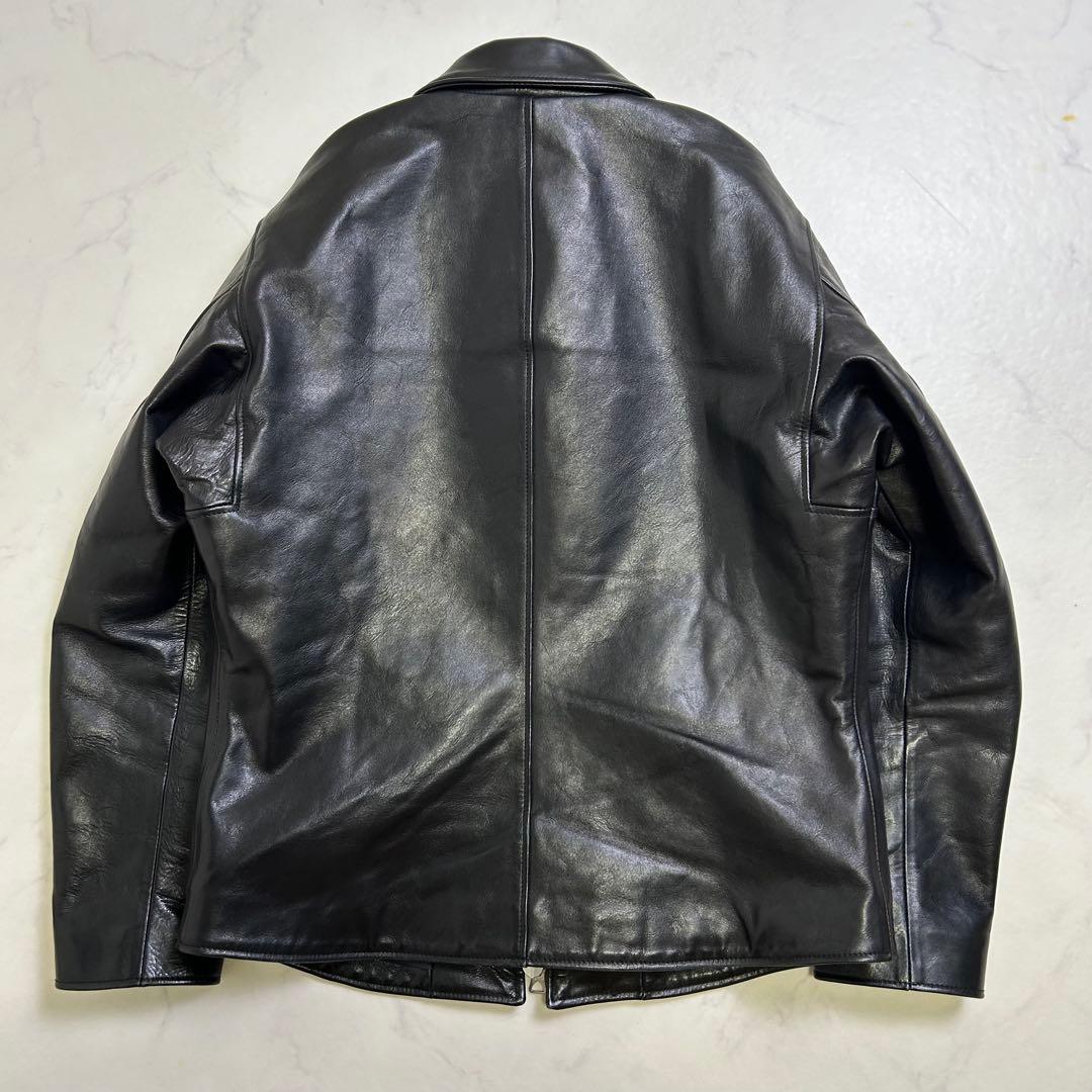NO,NO,YES! LEATHER JACKET HORSE-HIDE BLK