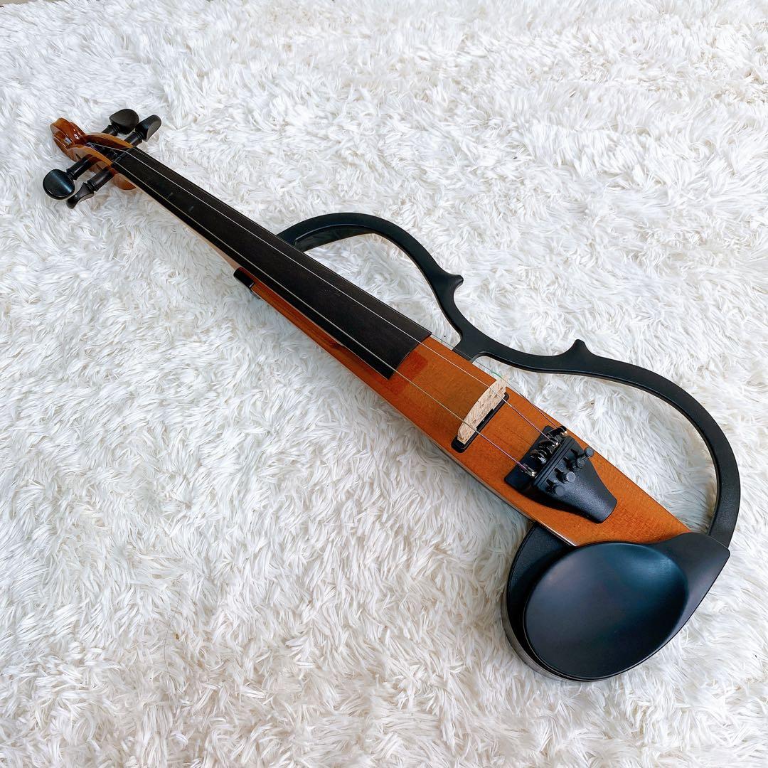 YAMAHA ヤマハ SV-100 サイレントバイオリン アダプタ等付属品多数