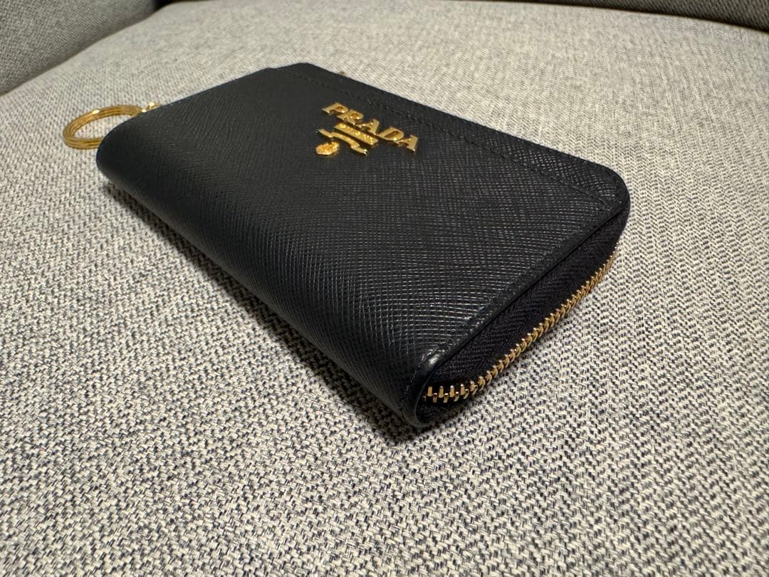 PRADA プラダ　1PP122 サフィアーノ レザー キーチェーン