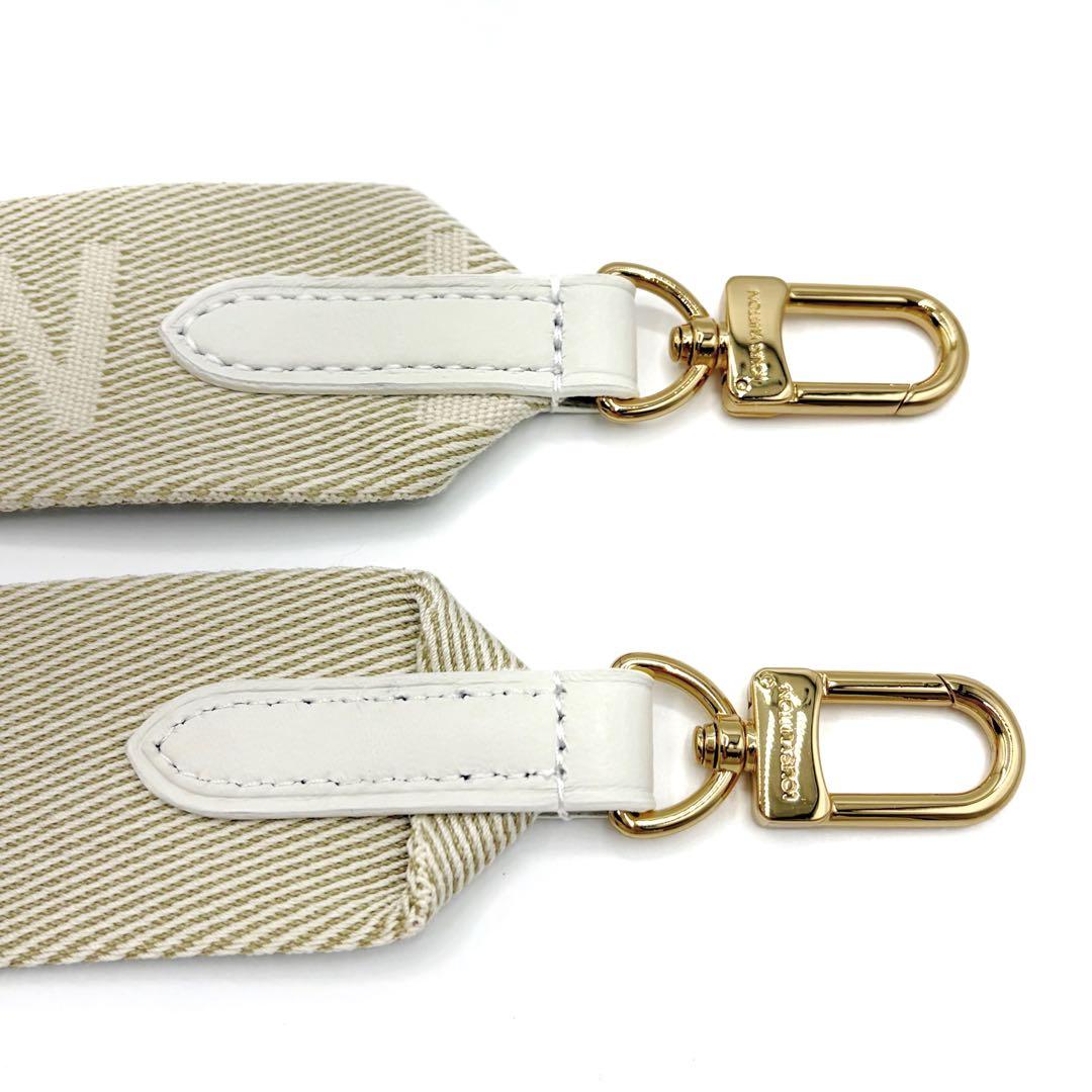 ⭐️未使用⭐️ ルイヴィトン ショルダーストラップ LV ベージュ ホワイト
