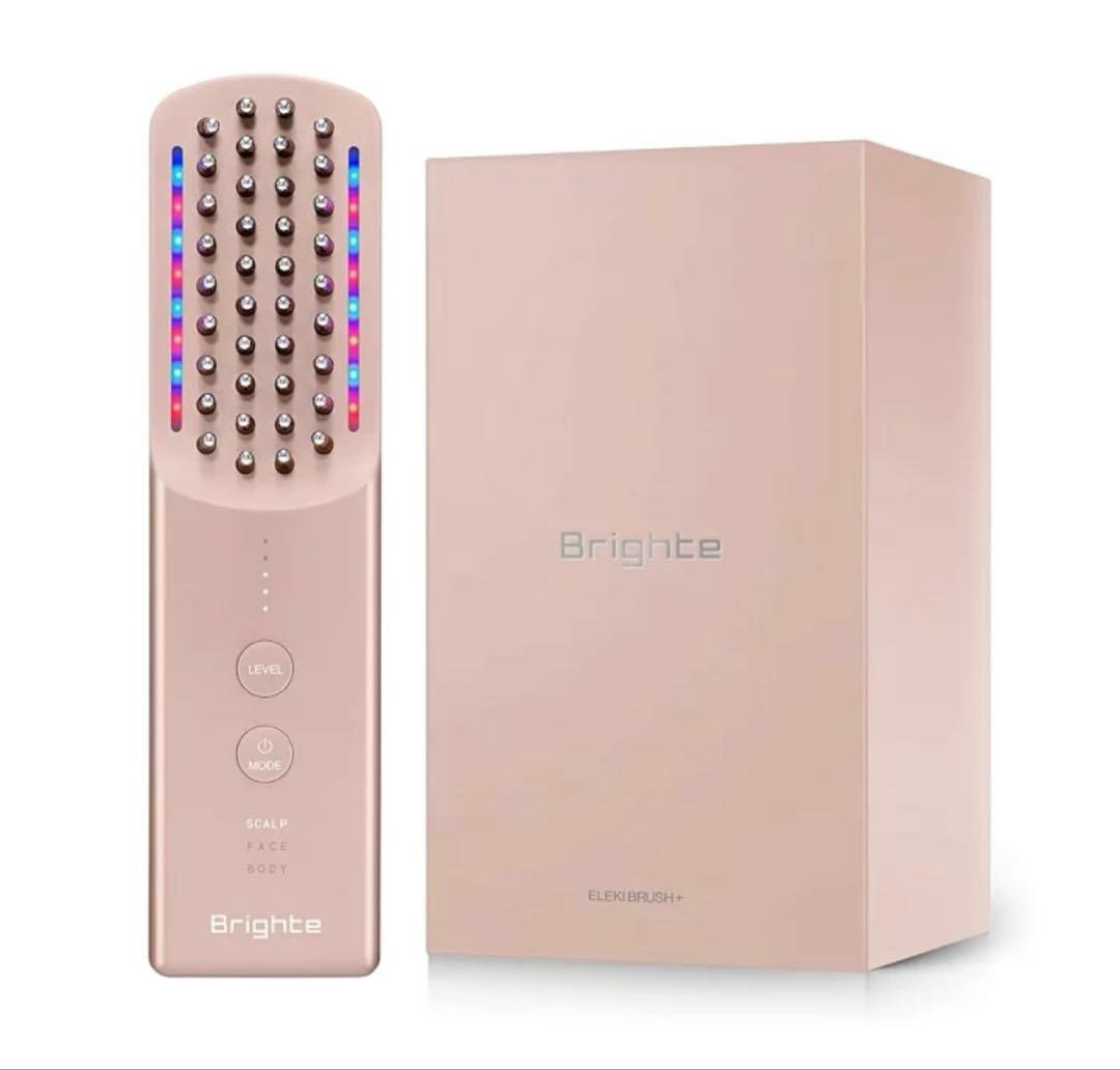 ブライトエレキブラシ 美顔器 ピンク - メルカリ
