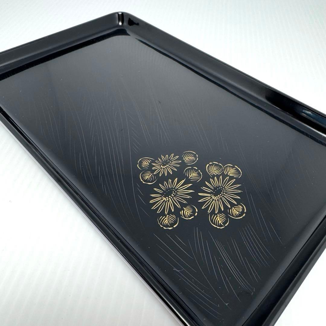 新品未使用 輪島塗 トレー お盆 巨峰 漆 漆器 小物置き 飾り 共箱 説明書