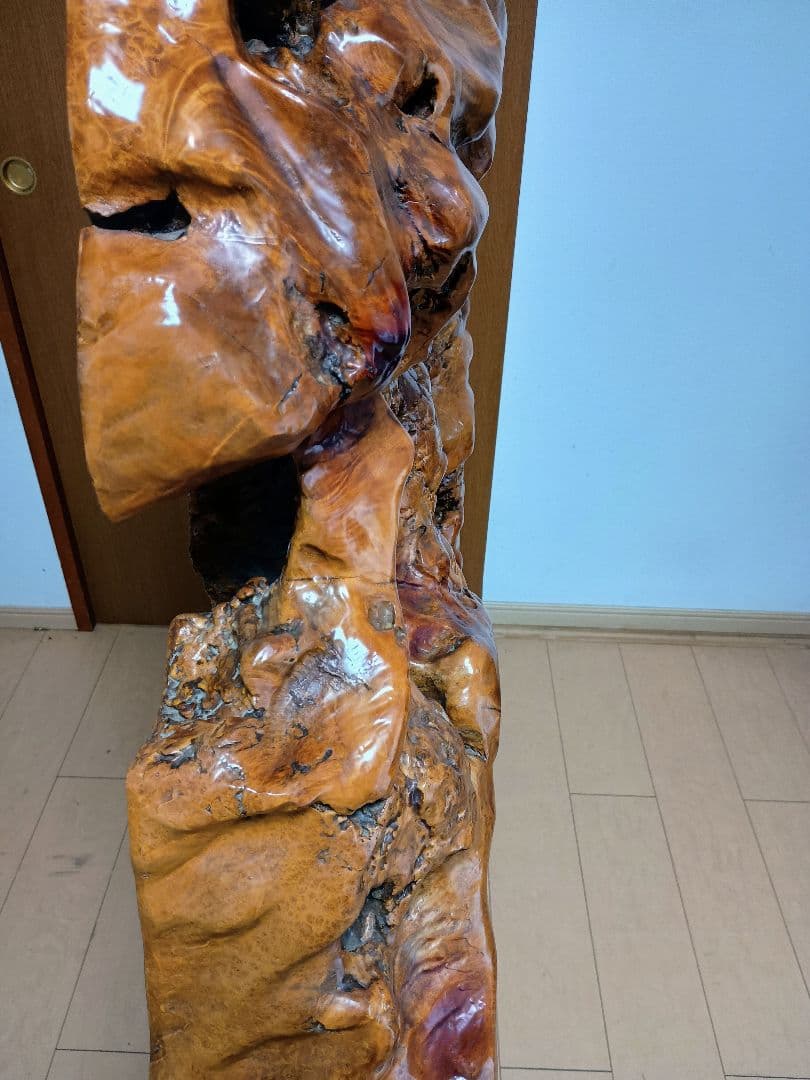 ★花梨 かりん 瘤 衝立 1枚板 価格相談可！定価120万 配達可 群馬