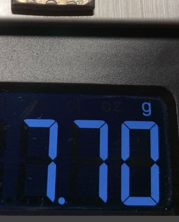 【能登寄付】7.70g 秋田笹一分銀 一分銀 秋田通貨宝山 銀製