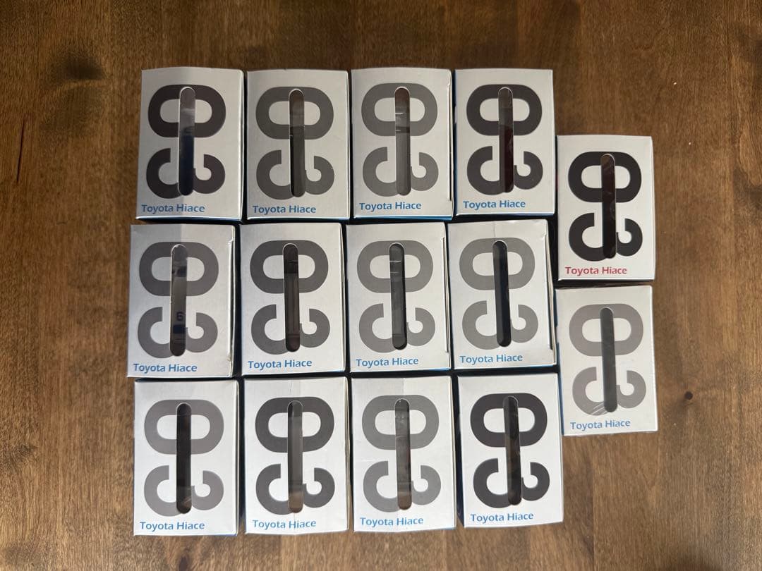 TinyQ チョロQ ハイエース14台セット ケースた付き