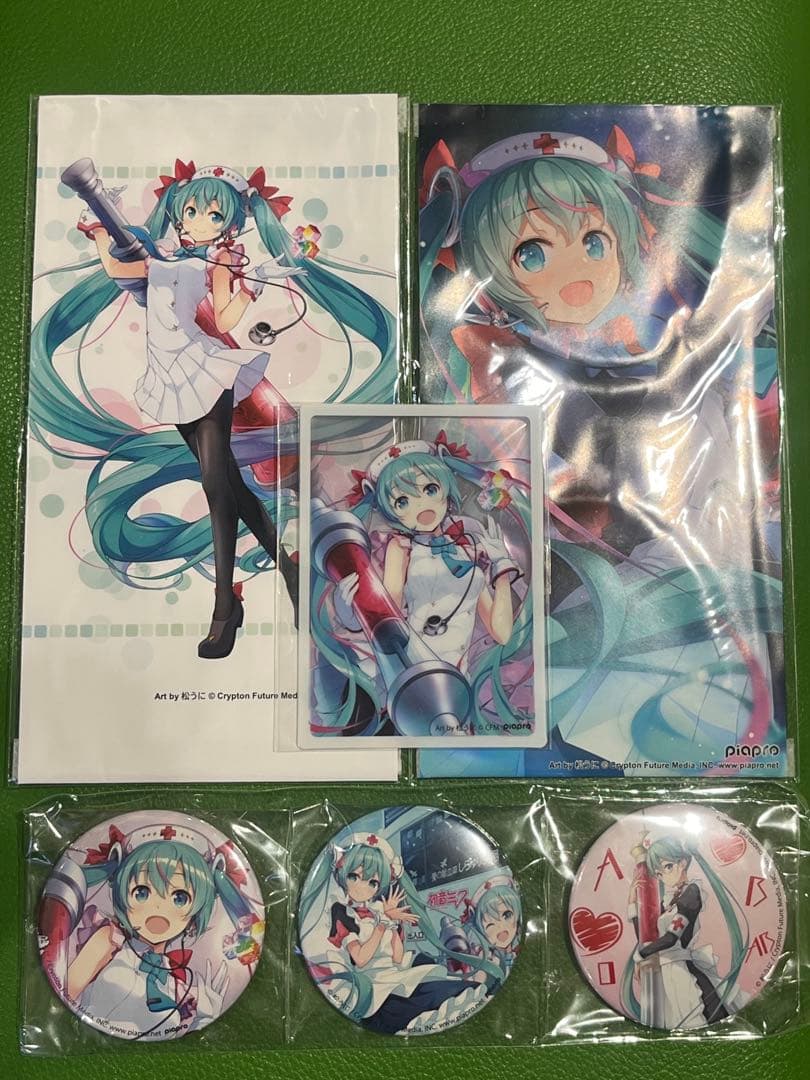 マジカルミライ 2025 初音ミク 献血 缶バッジ クリアカード マスク2枚