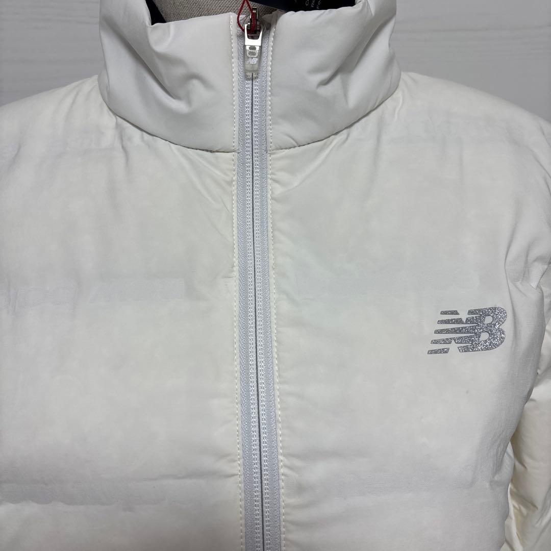 新品　ニューバランスゴルフ　ダウン入りジャケット　アイボリーホワイト　アウター