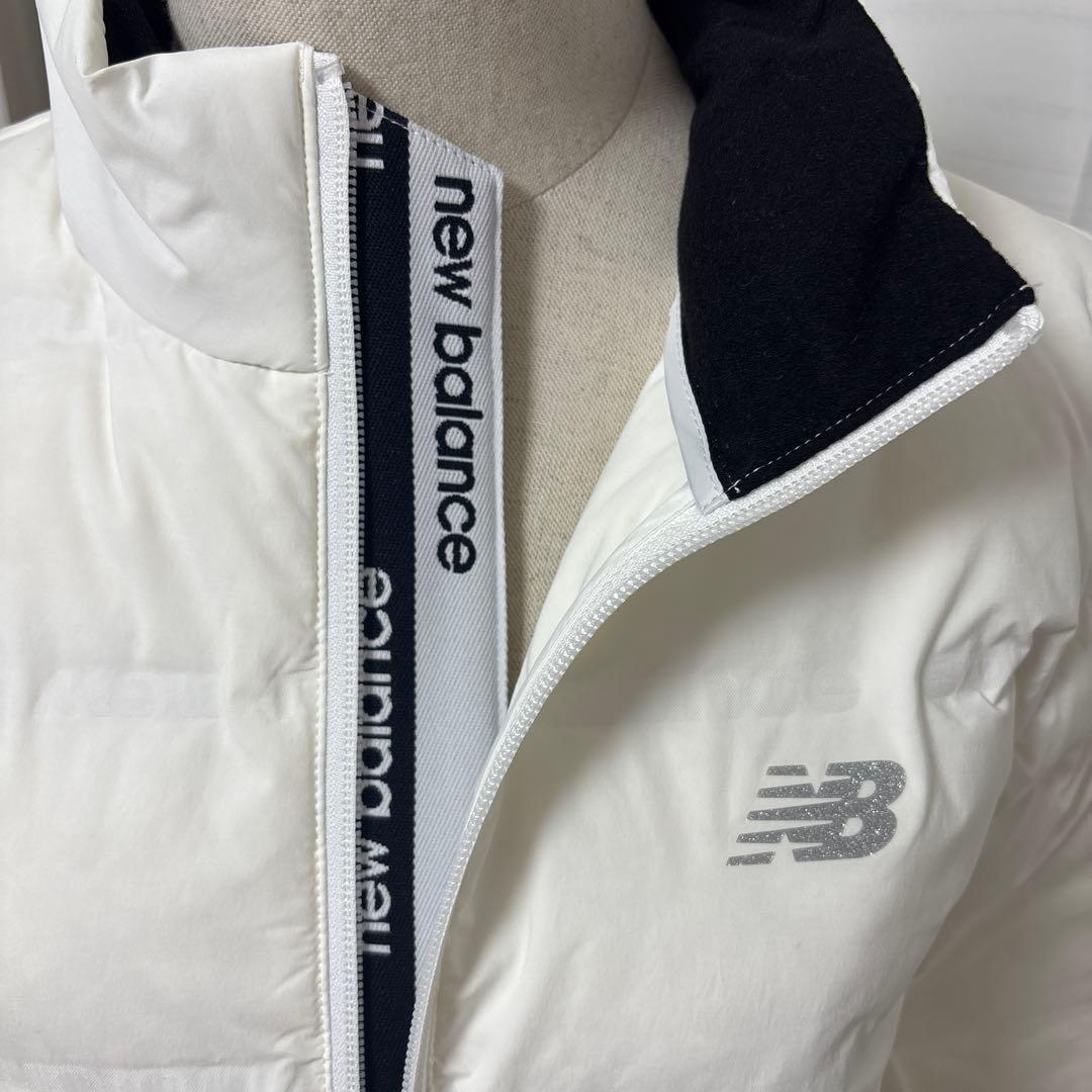 新品　ニューバランスゴルフ　ダウン入りジャケット　アイボリーホワイト　アウター