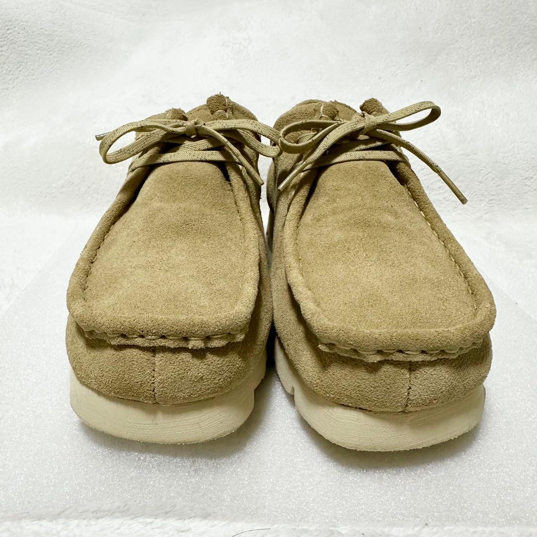 クラークス CLARKS ワラビー ゴアテックス ビブラムソール ベージュ 本革