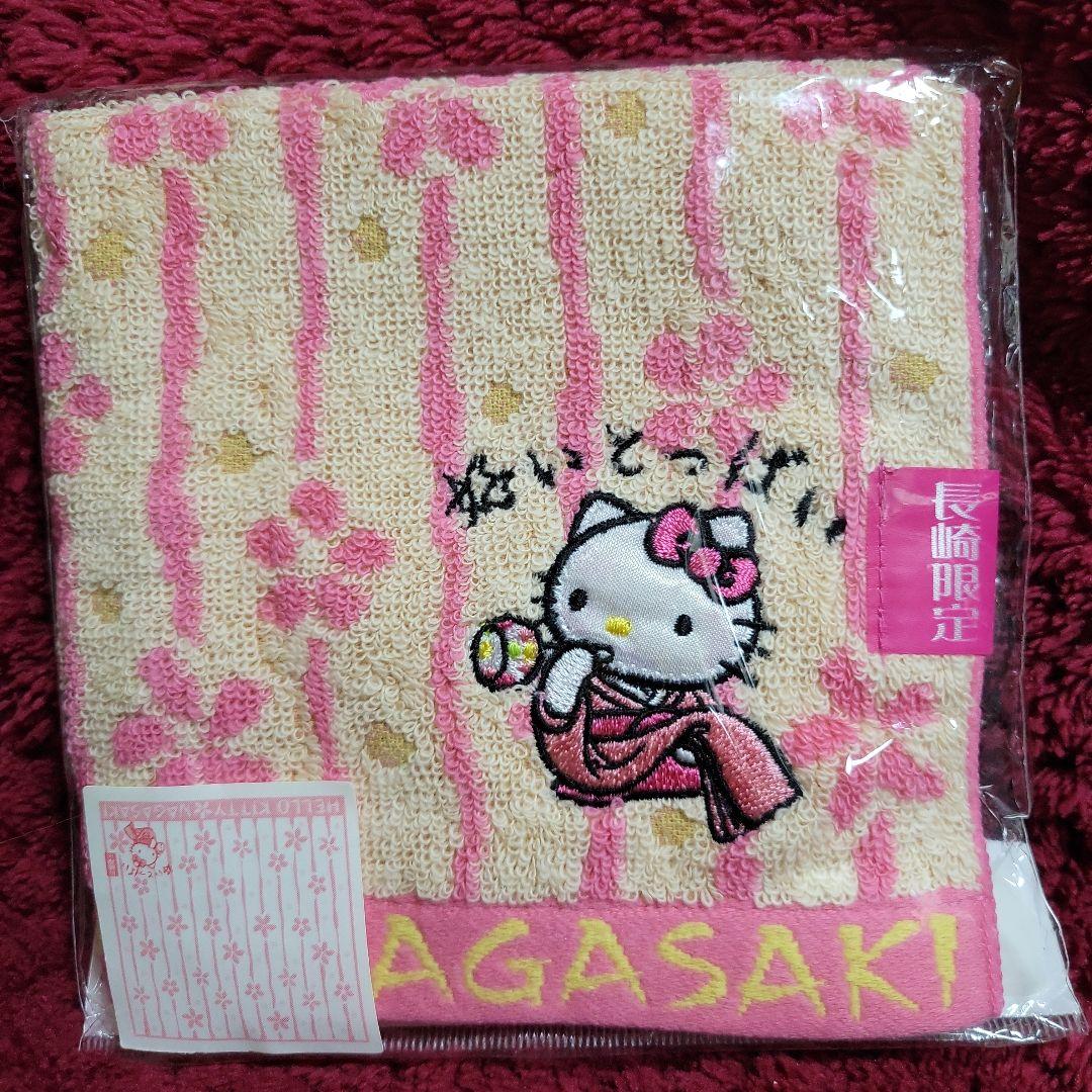 ハローキティ ご当地キティ 長崎限定 びーどろ タオルハンカチ - メルカリ