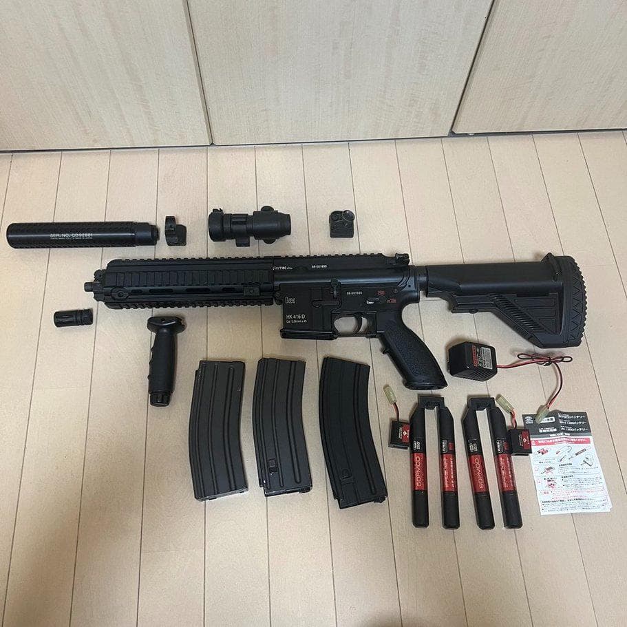 東京マルイ HK416D 次世代電動ガン カスタム 属品多数
