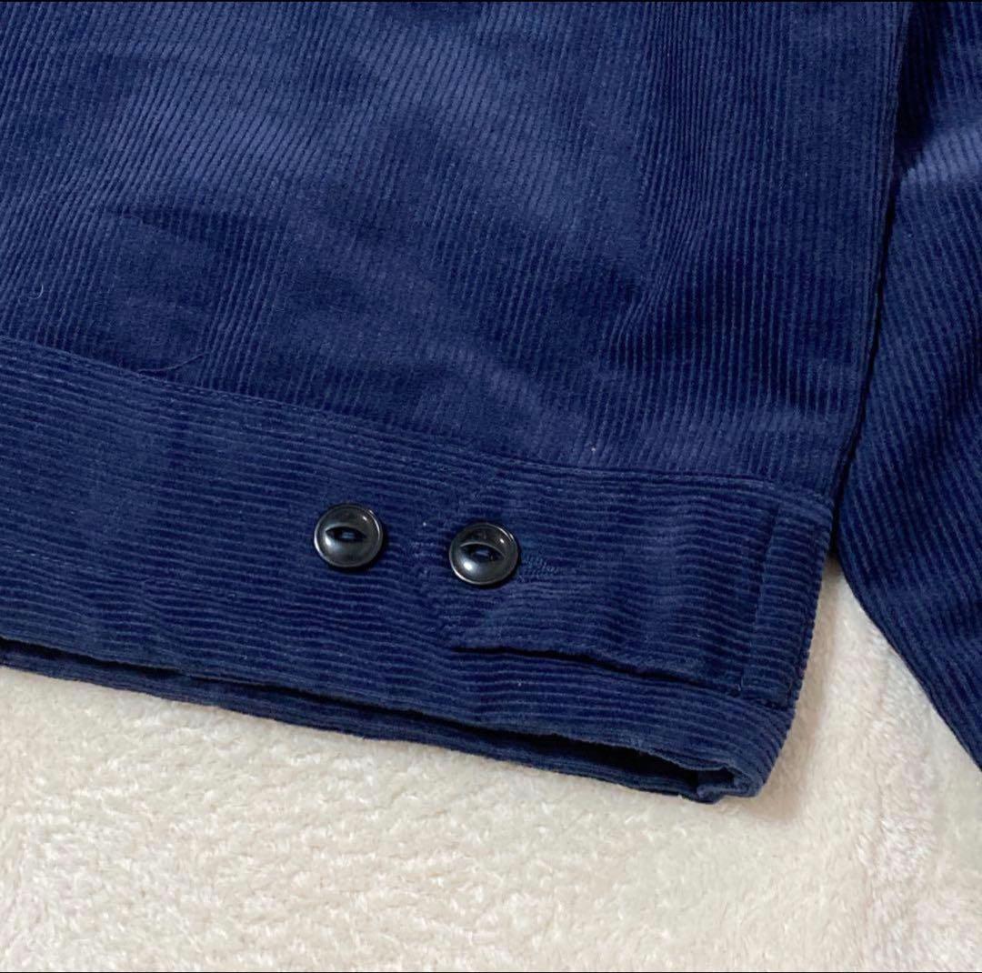 モ*チ様 ALCARZA アルカルザ FFAジャケット コーデュロイ 刺繍 紺色