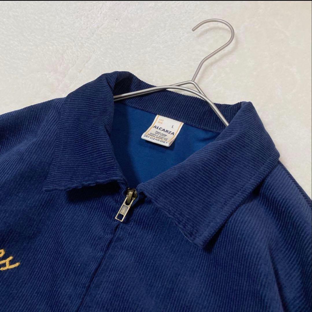 モ*チ様 ALCARZA アルカルザ FFAジャケット コーデュロイ 刺繍 紺色