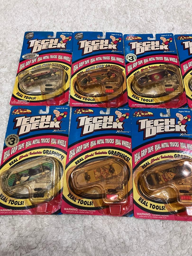 Tech Deck ミニスケートボード9個セット