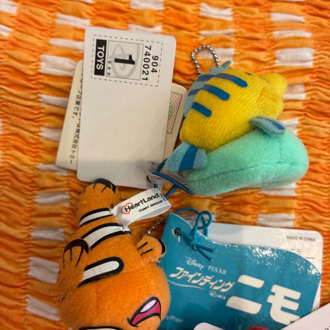 ニモ フランダー セバスチャン キーホルダー リトルマーメイド ハート