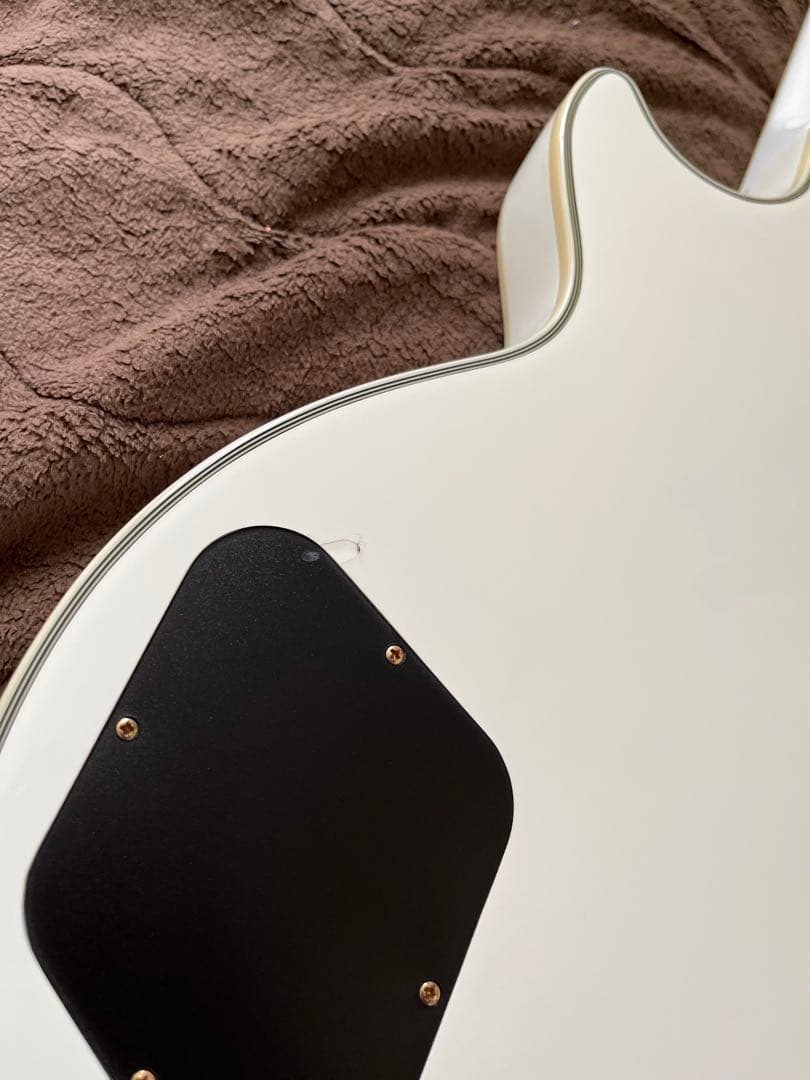 【調整済】epiphone Lespaul Custom pro white