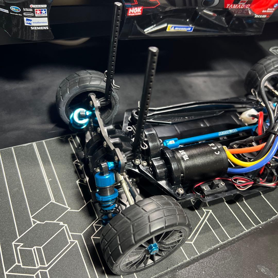 タミヤ tt-02 SRX仕様AUTECH Zボディ付き