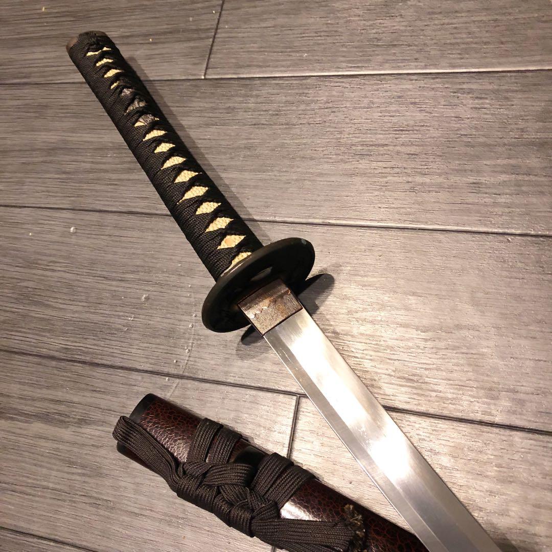 高級模造刀　高級居合刀　研波刃　合金　本格