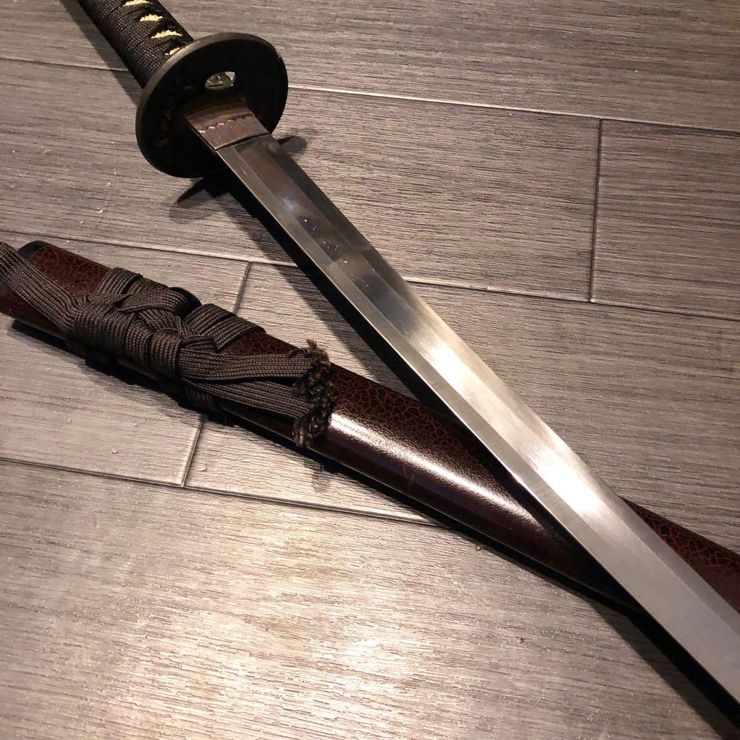 高級模造刀　高級居合刀　研波刃　合金　本格