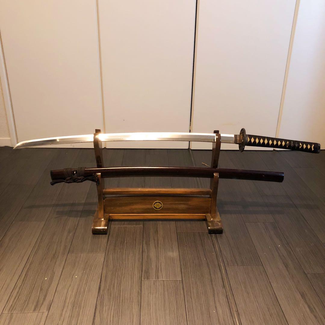 高級模造刀　高級居合刀　研波刃　合金　本格