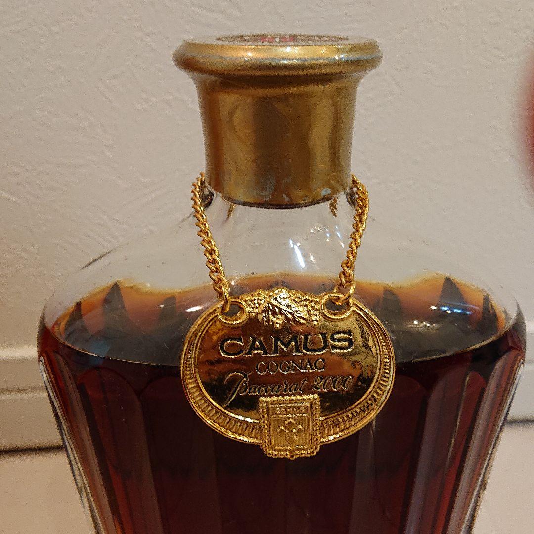 古酒 CAMUS Cognac Baccarat 2000 ギフトボックス入り 未開栓】Camus