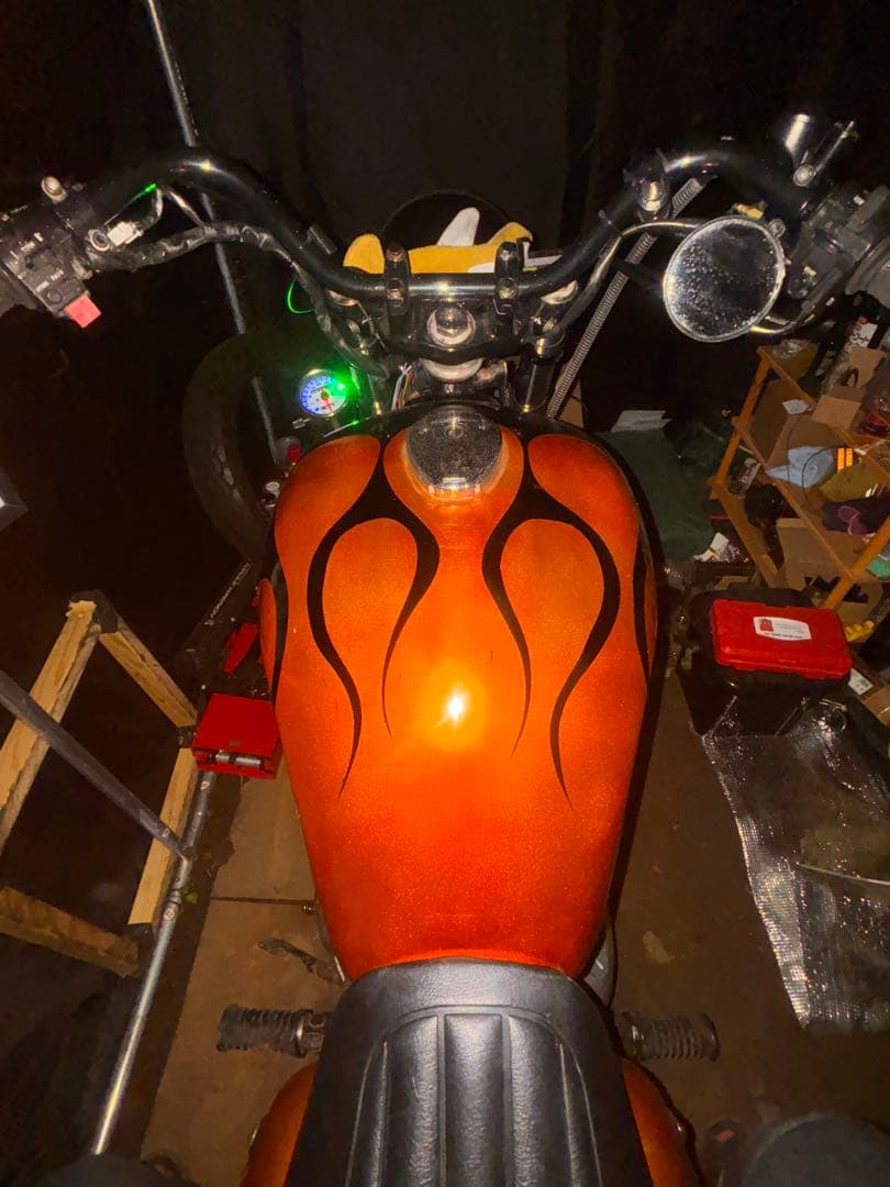 エストレヤrs タンク サイドカバー ハンドルセット