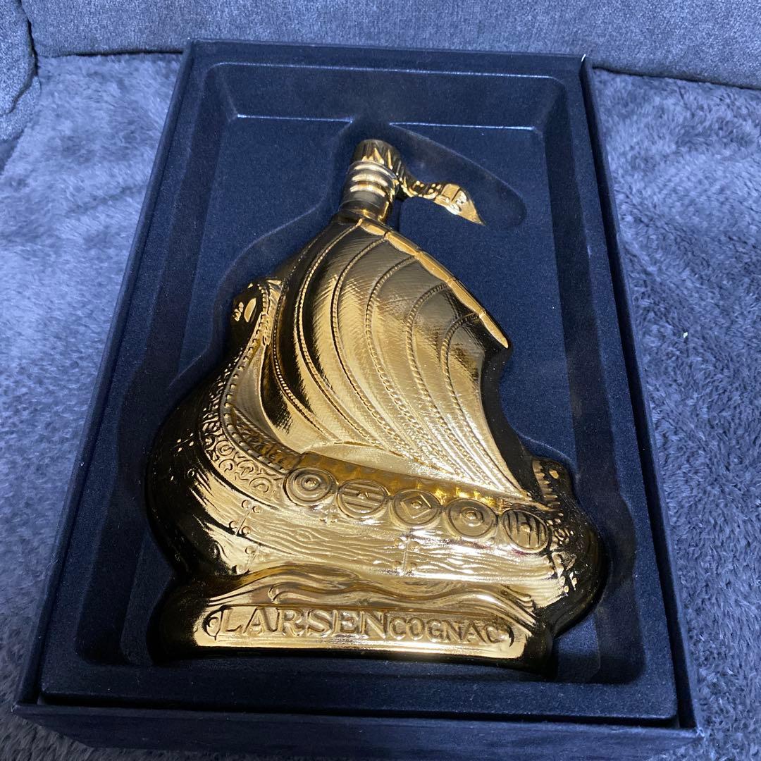 larsen コニャック ヴァイキングシップ 箱付き ラーセン ゴールド
