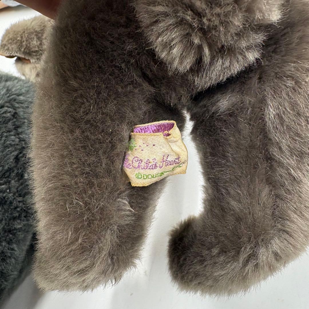 寺222 希少 ビンテージ 日本製 童心 猫 ねこ ぬいぐるみ レトロ