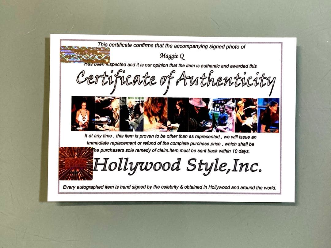 セール中…マギー・Ｑ直筆サイン入り超 特大写真…Maggie Q…サバイバー…