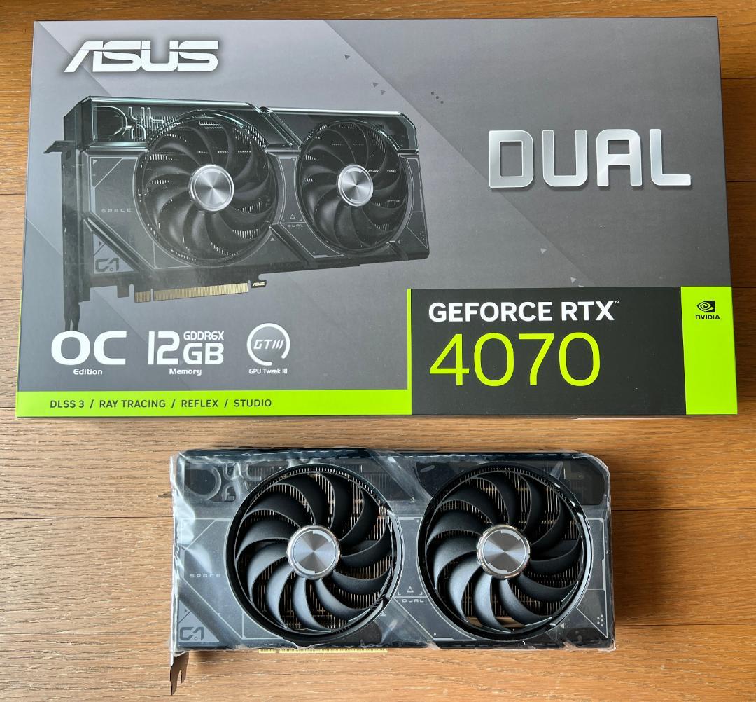 グラフィックボード・グラボ・ビデオカード ASUS RTX 4070 12GB DUAL-RTX4070-O12G OC Amazon | エイスース グラフィックボード・ビデオカード TUF-RTX4070