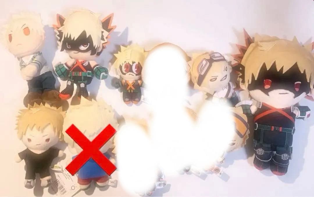 僕のヒーローアカデミア 爆豪勝己 まとめ売り ぬいぐるみ ヒロアカ