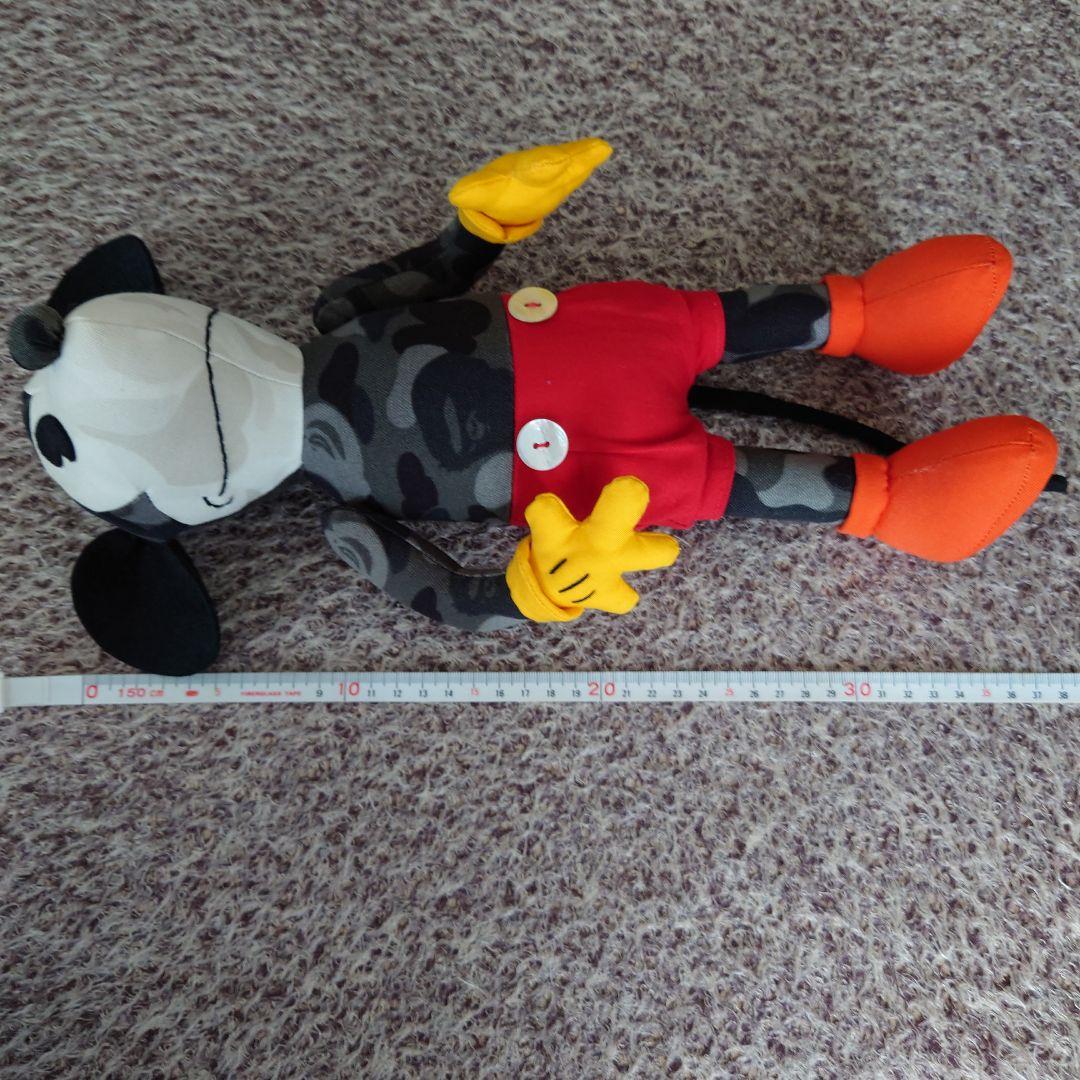 ★APE エイプ×DISNEY ディズニー 初期 ミッキーマウス ぬいぐるみ★