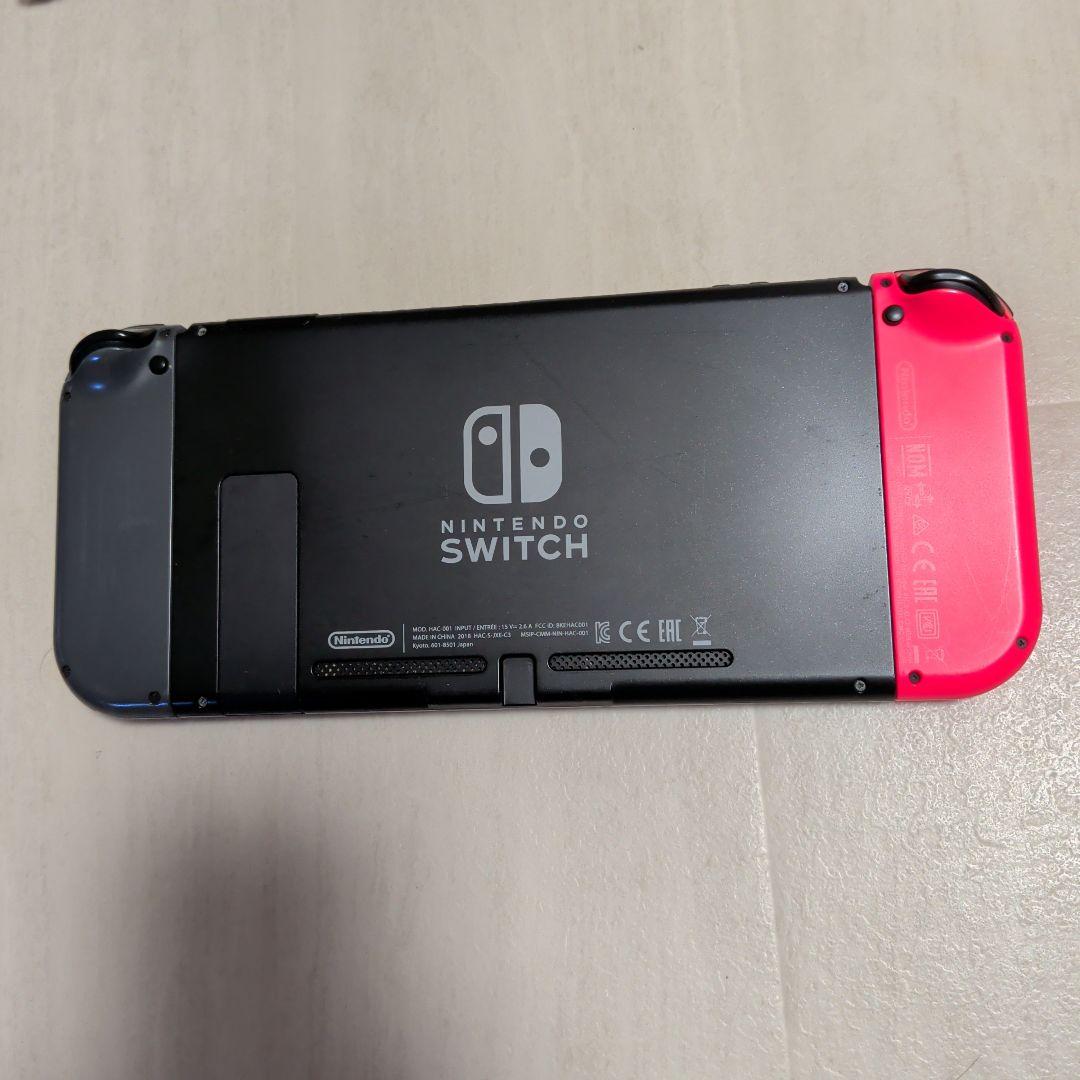 ジャンク品 Nintendo Switch本体 ケース及びジャンク左側ジョイコン