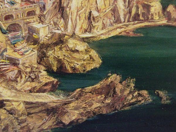 花巻碧、【岬の涯】、希少な額装用画集より、新品額装付