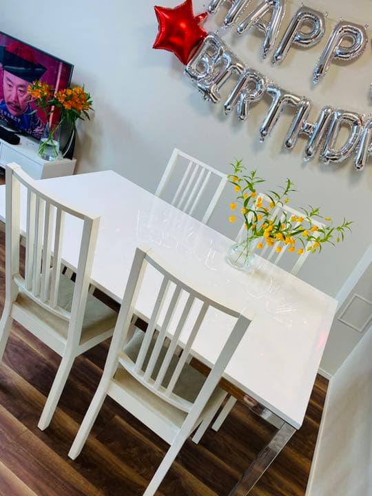 (値下げ)ダイニングテーブル　食卓　イス　チェア　セット