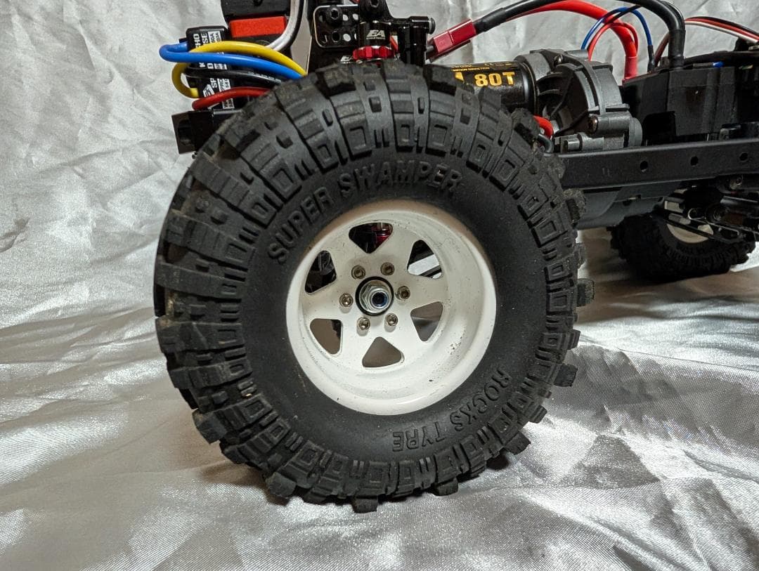 ★釣り好き親玉 タミヤフォード バハ ブロンコ CC-02シャーシ改