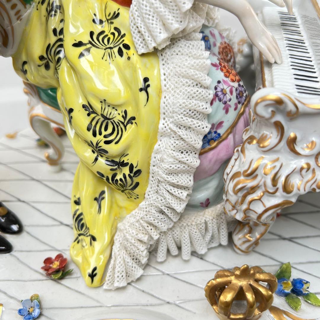 ロココ調 陶磁器 音楽家 フィギュアの通販はau PAY マーケット - 輸入