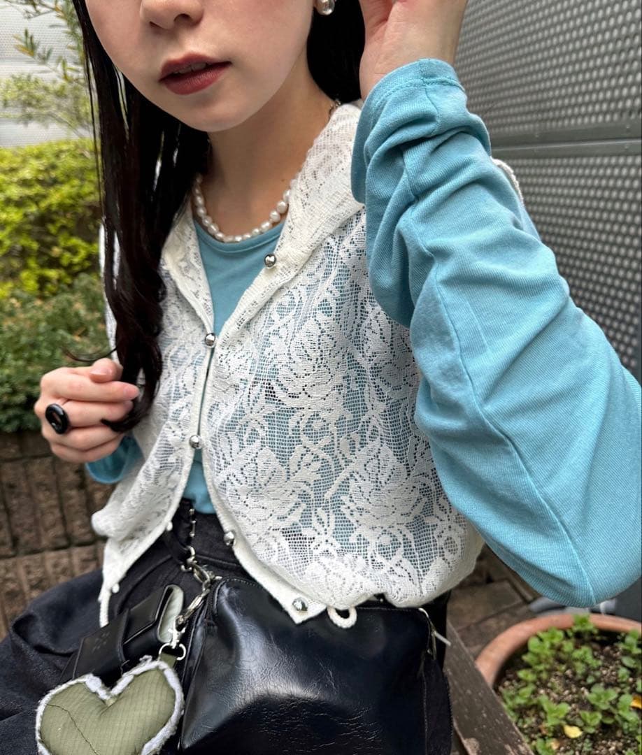 【yamada企画/WEB限定】レースノースリパーカー フード付きのタンクトップ