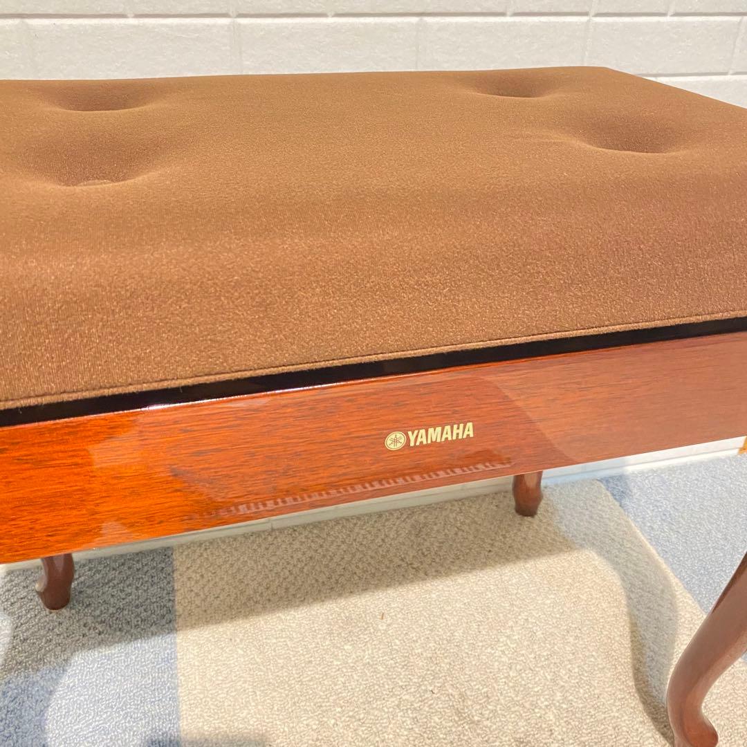 ヤマハ ピアノ椅子 猫脚 木目 チッペンデール マホガニー YAMAHA