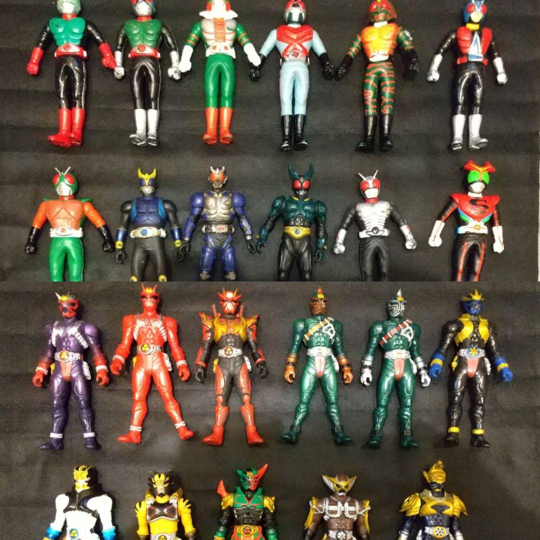 仮面ライダーソフビ(昭和ライダー&響鬼)全30体 - メルカリ