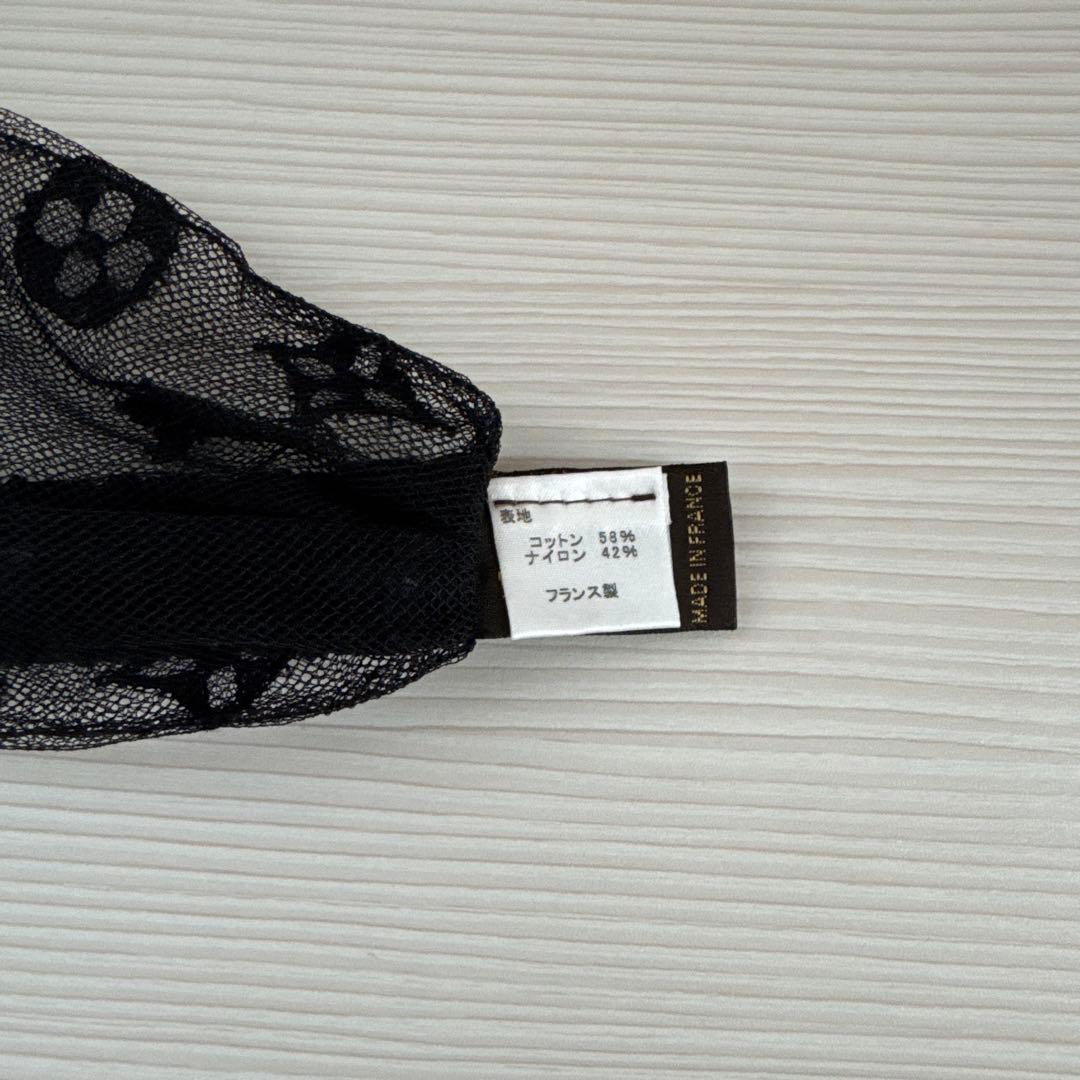 マンズ　Louis Vuitton ブラックレースヘアバンド