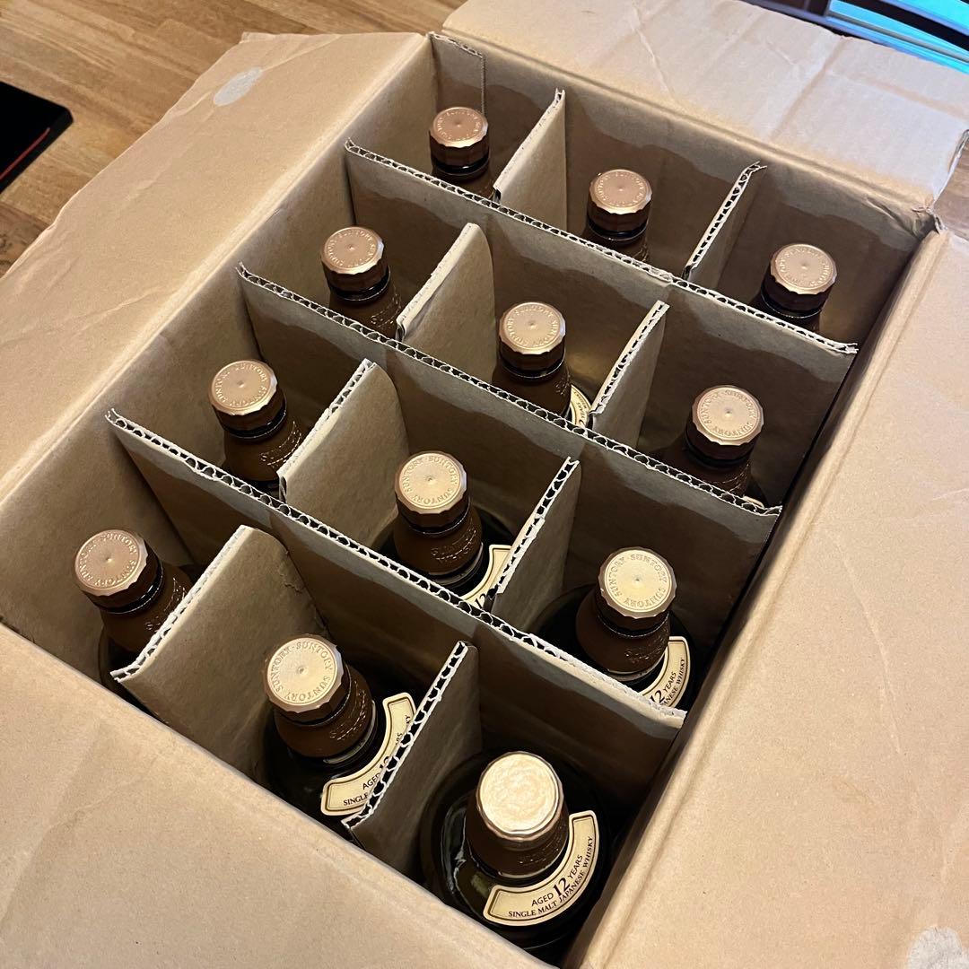 山崎 12年 空瓶12本 (100周年ラベル3本) - メルカリ