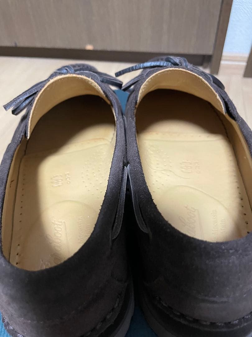 極美品★パラブーツ×アローズ 別注シューズ★コラボシューズ★ブラウンUK8