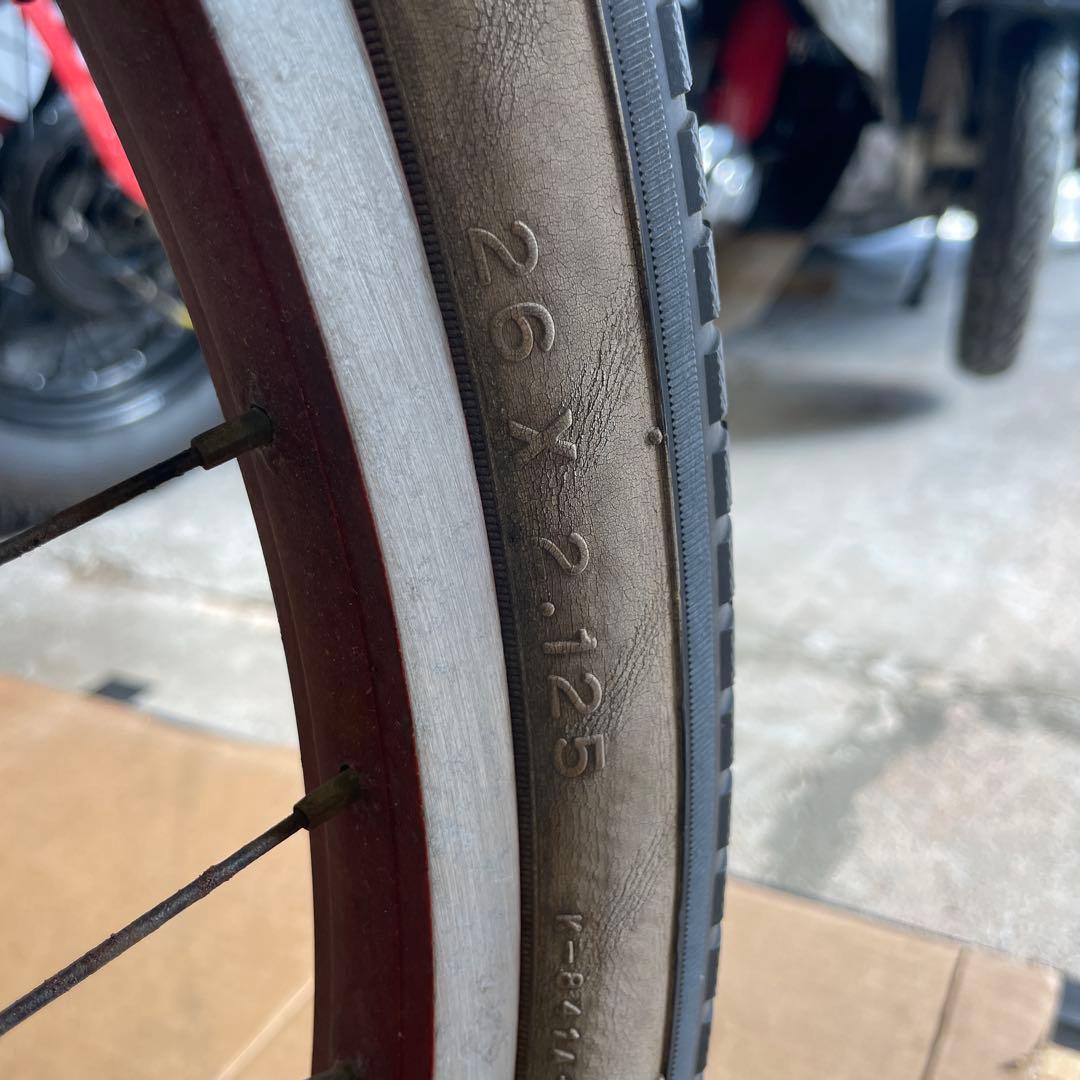 ビーチクルーザー 自転車 黒 26インチ