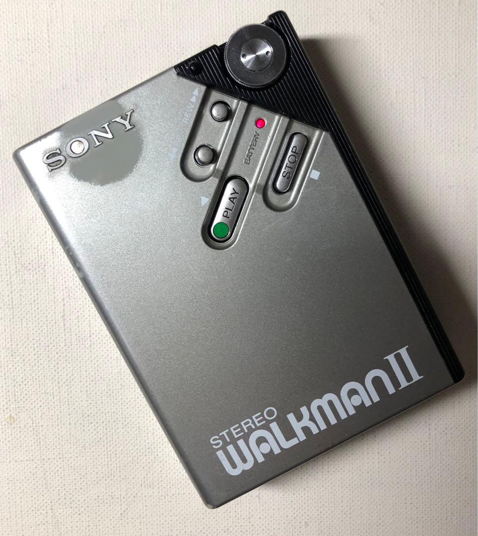 色落ちエクボも実用SONYカセットウォークマンWM-II (WM-2)可動品B